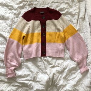 2/$15 NWOT Striped Sweater
